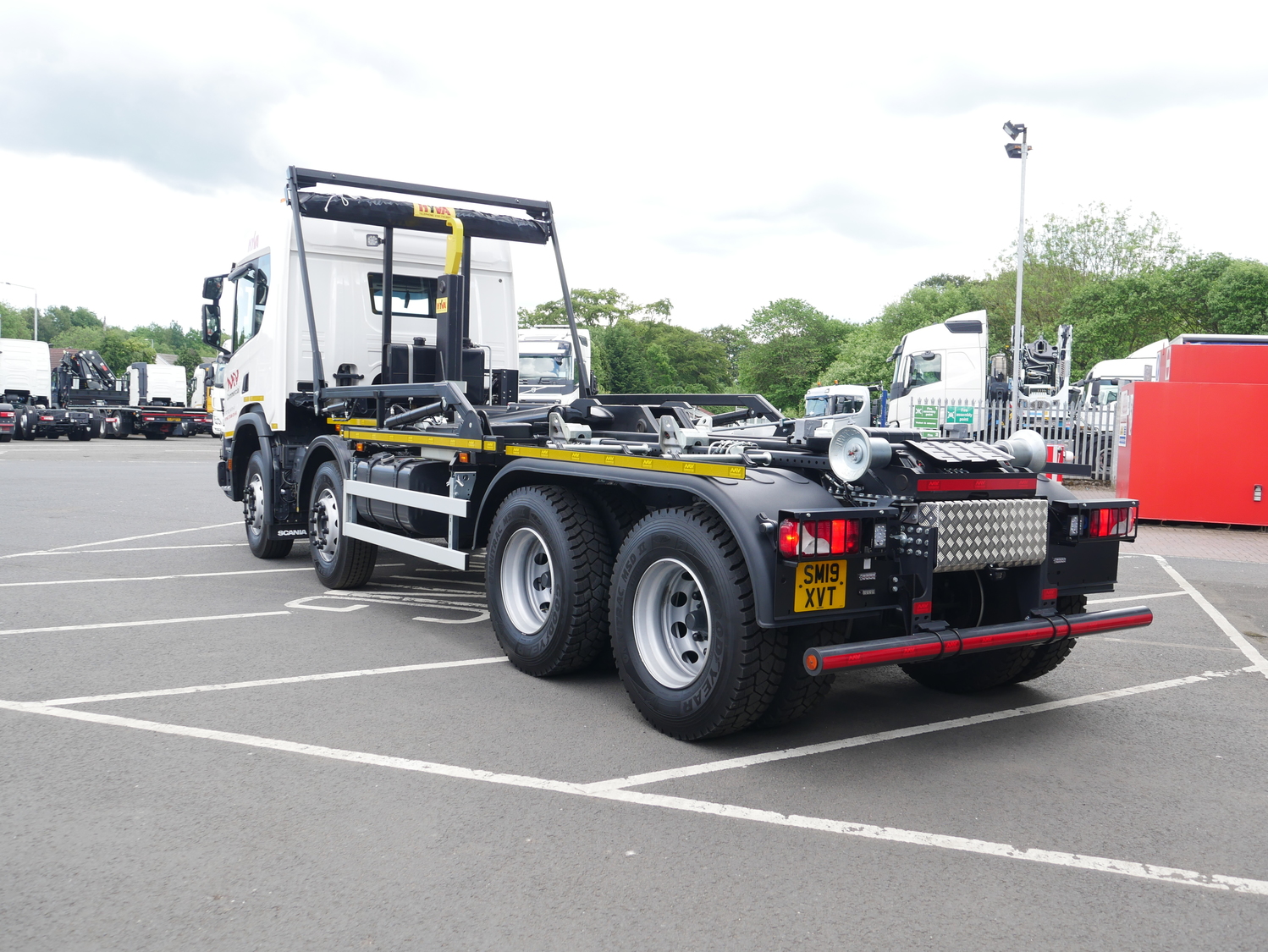 Scania P410 XT Hook Loader Truck For Hire SM19XVT | MV ...